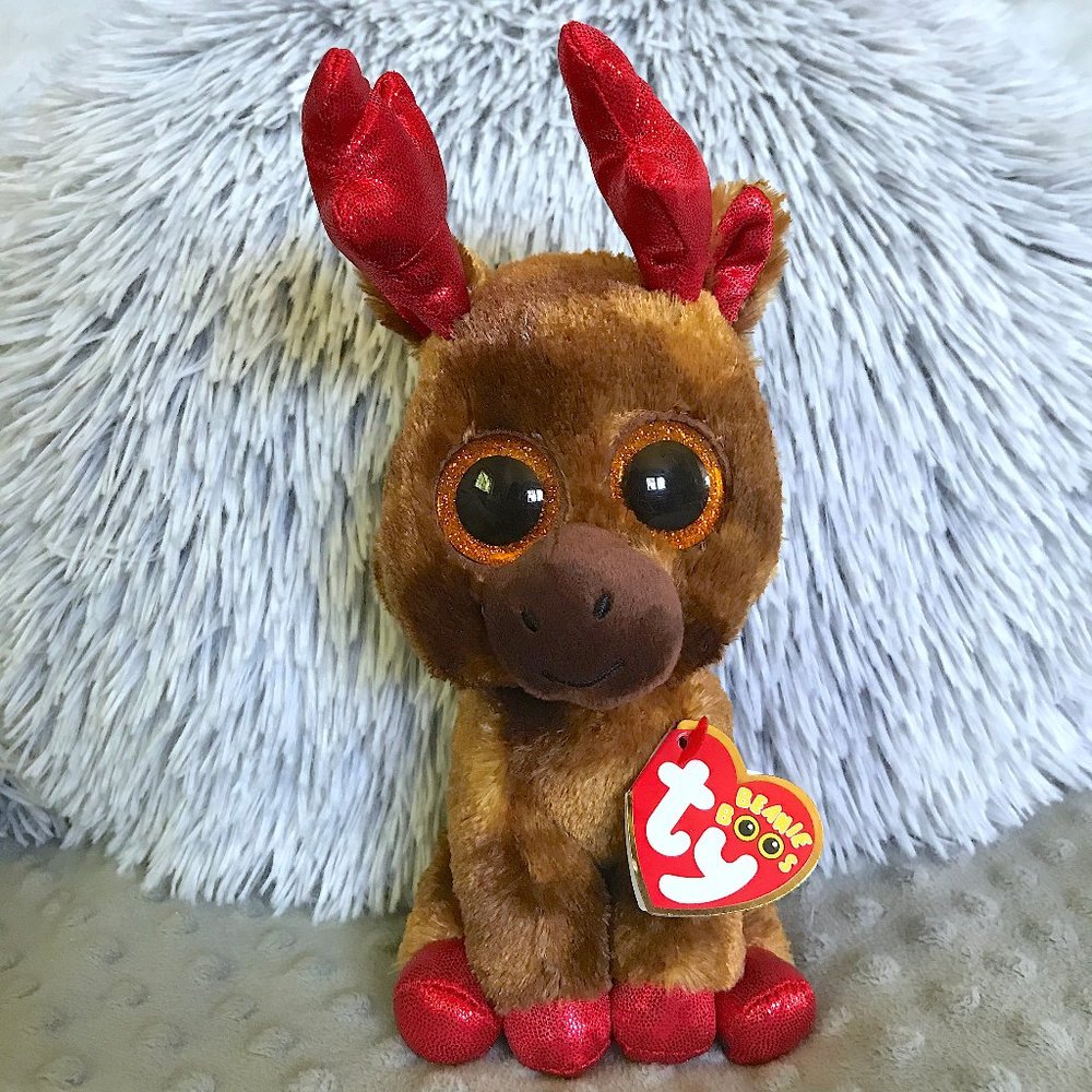 TY Beanie Boo Canadian Exclusive 6" Moose: Maple